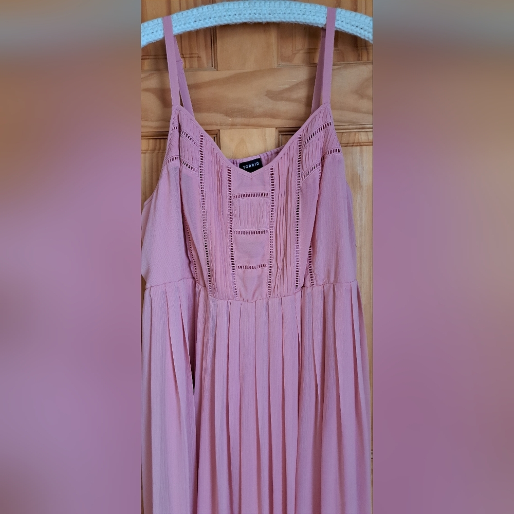 H&M Dusty Pink Maxi Dress